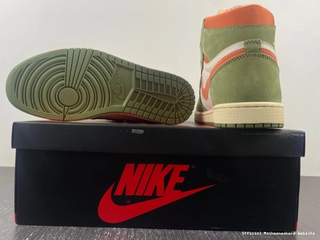 Official Maikesneakers FB9934-300 Craft Jordan Celadon OG Air 1 High 0717